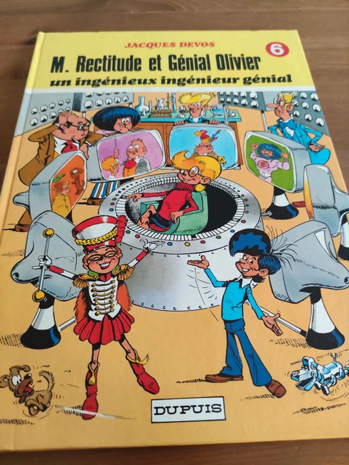 BD M Rectitude et Genial Olivier tome 6 un ingénieux ingénieur génial