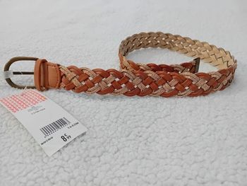 Ceinture tressée marron tape à l'œil 2/3 ans neuf
