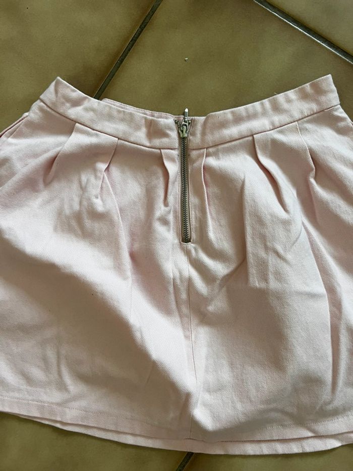 Jupe rose pastel taille 40 stradivarius - photo numéro 2