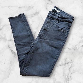 Jean slim taille haute gris foncé levi’s taille 34 XS