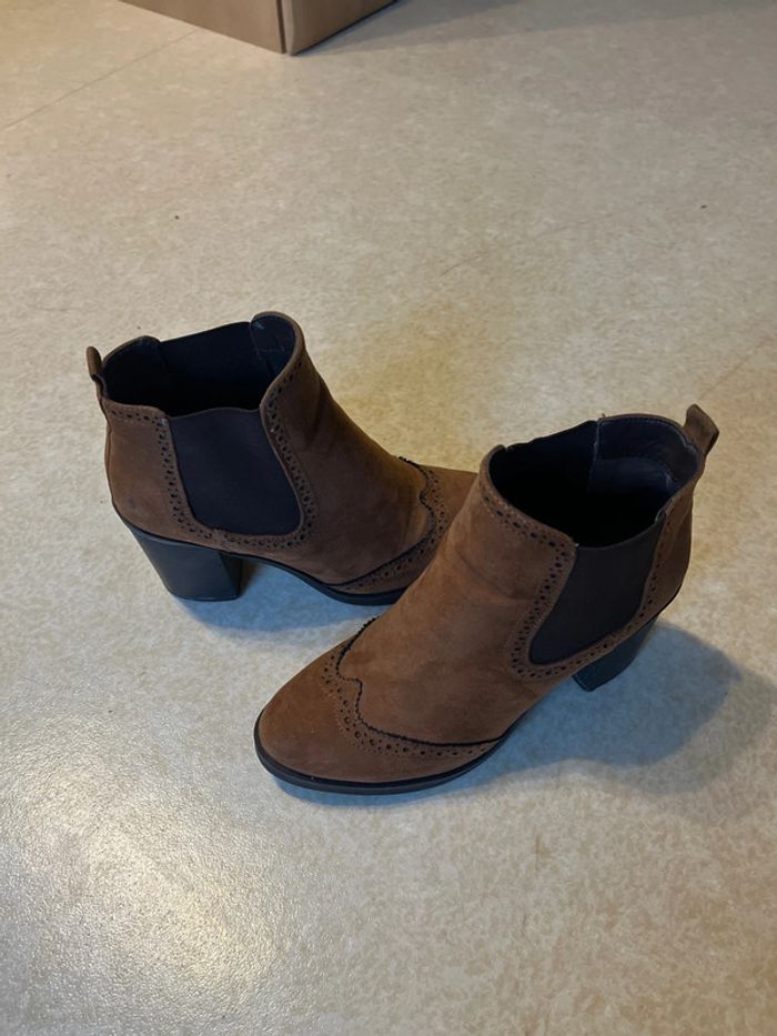 Bottines camel