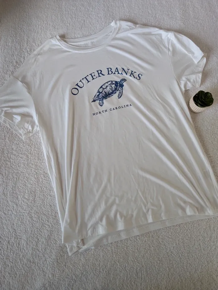 🐢 T-shirt oversize Outer Banks - M - photo numéro 2
