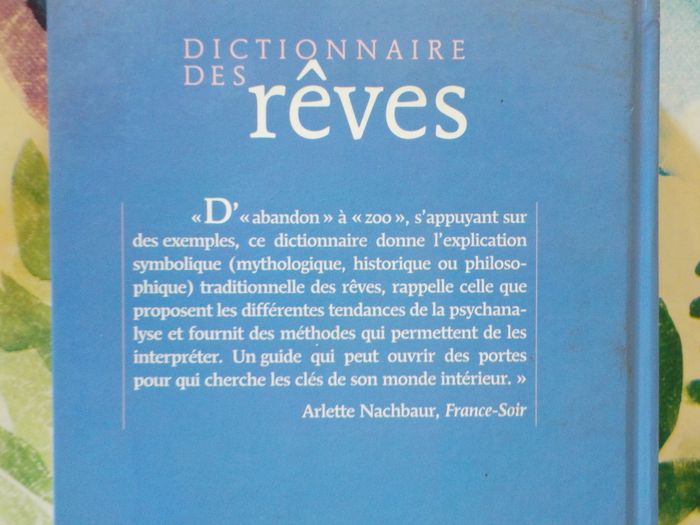 Dictionnaire des rêves par Hélène RENARD Ed. France Loisirs - photo numéro 2