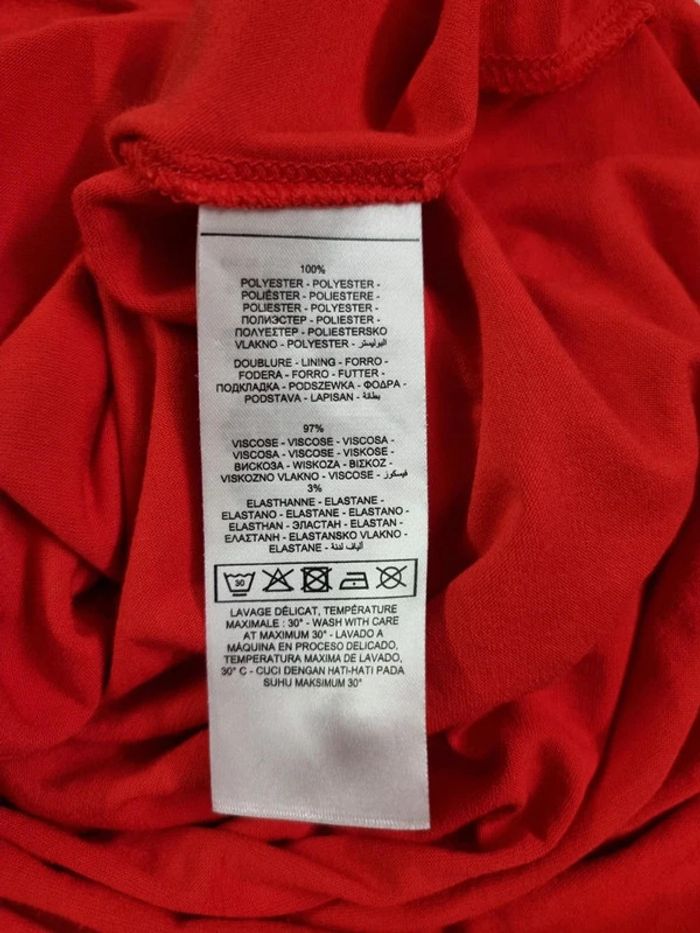 Naf Naf robe rouge * taille 38 * - photo numéro 8