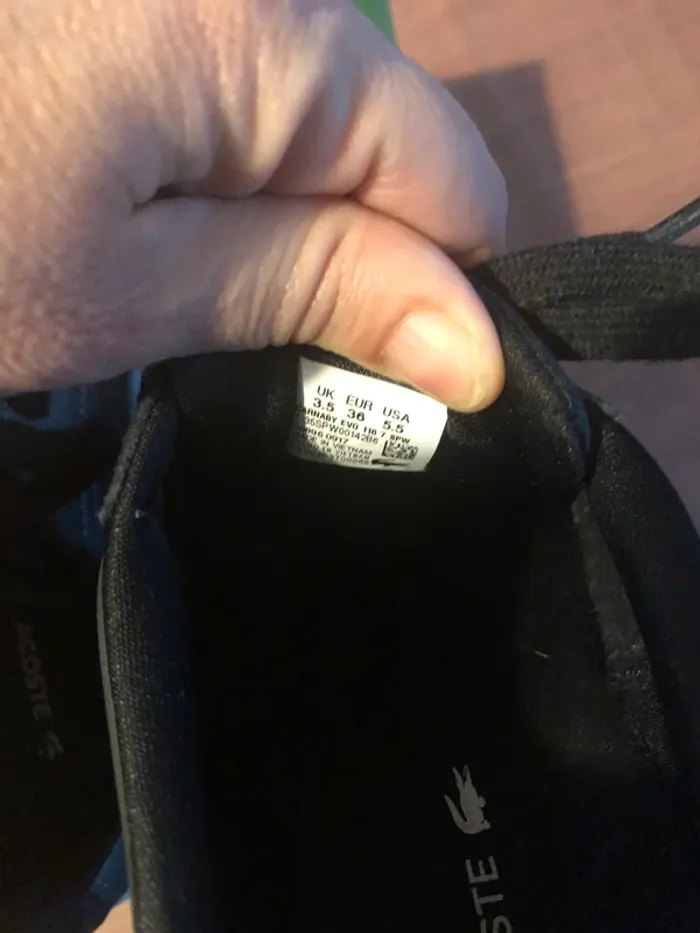 Baskets Lacoste gris foncé - photo numéro 6