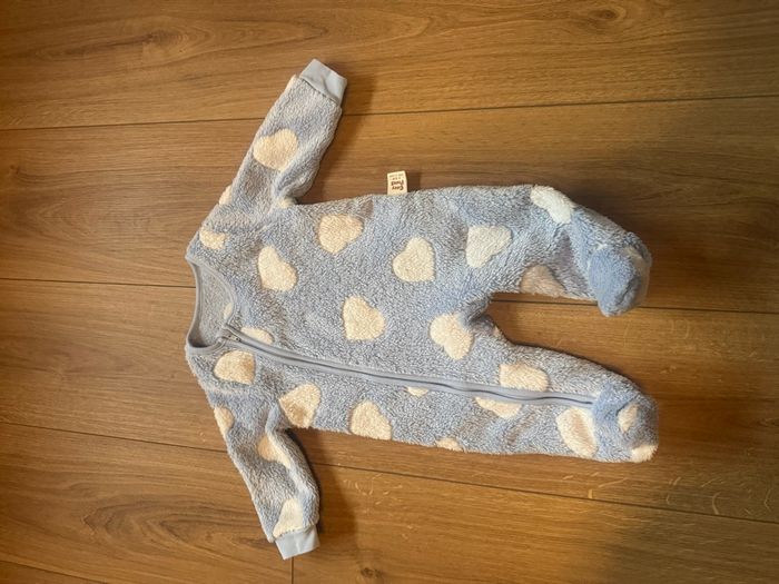 Pyjama tout doux bleu 3-6 mois