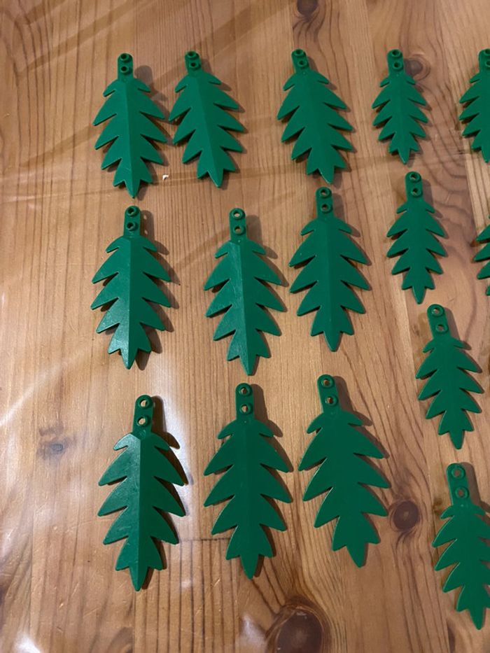 Lot lego de 29 feuilles de palmier avec tronc et socle (végétation) - photo numéro 8