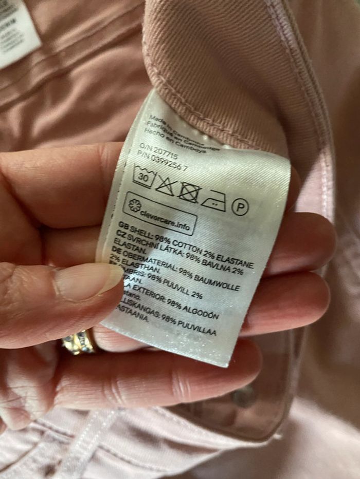 Jeans H&M skinny ankle rose pale taille US 28 / taille M France - photo numéro 9