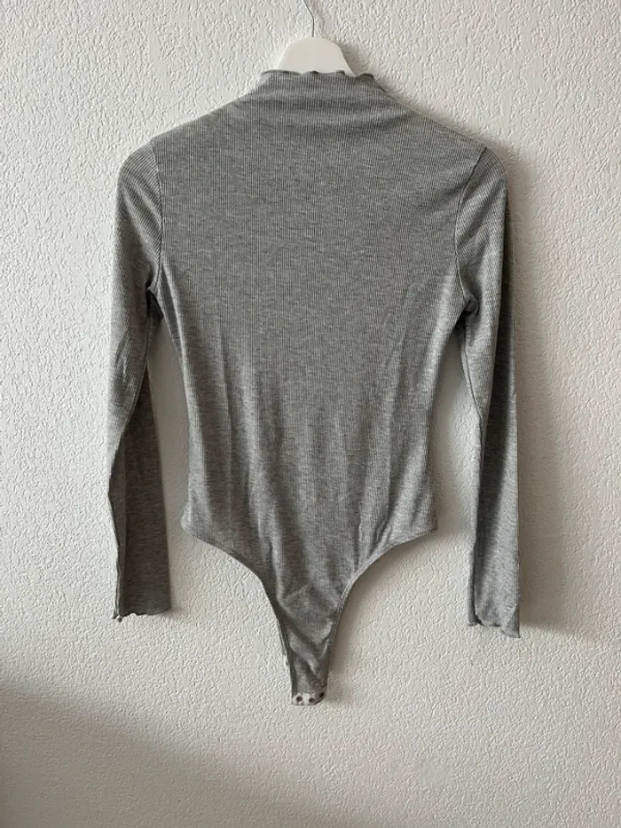 Body gris à manches longues SHEIN – Taille S (36/US 4) - photo numéro 2