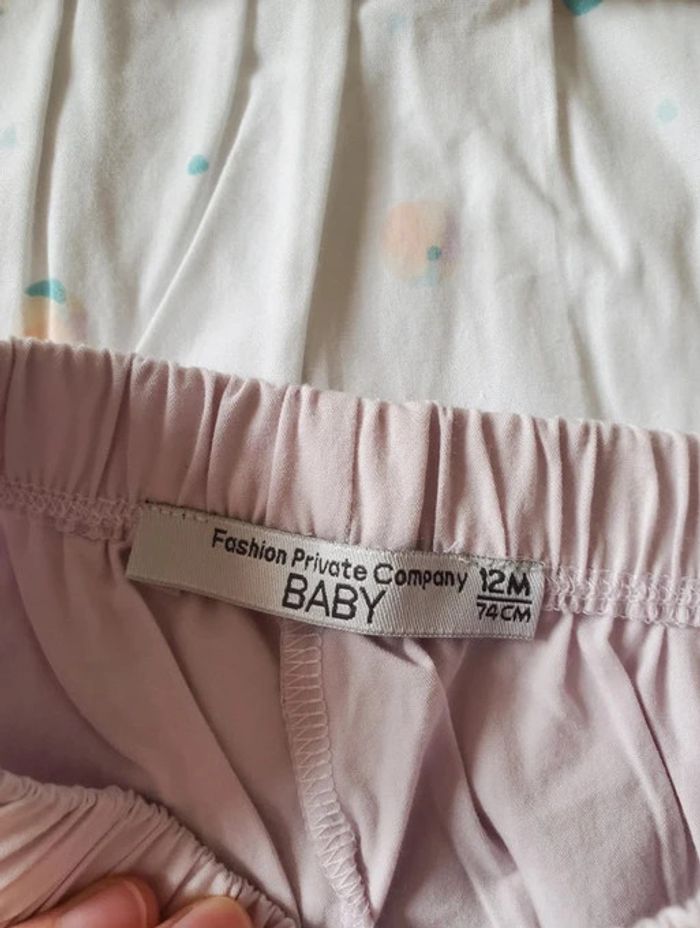 Ensemble débardeur et short 12mois - photo numéro 3