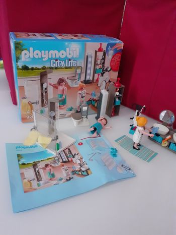 Playmobil salle de bain douche 9268