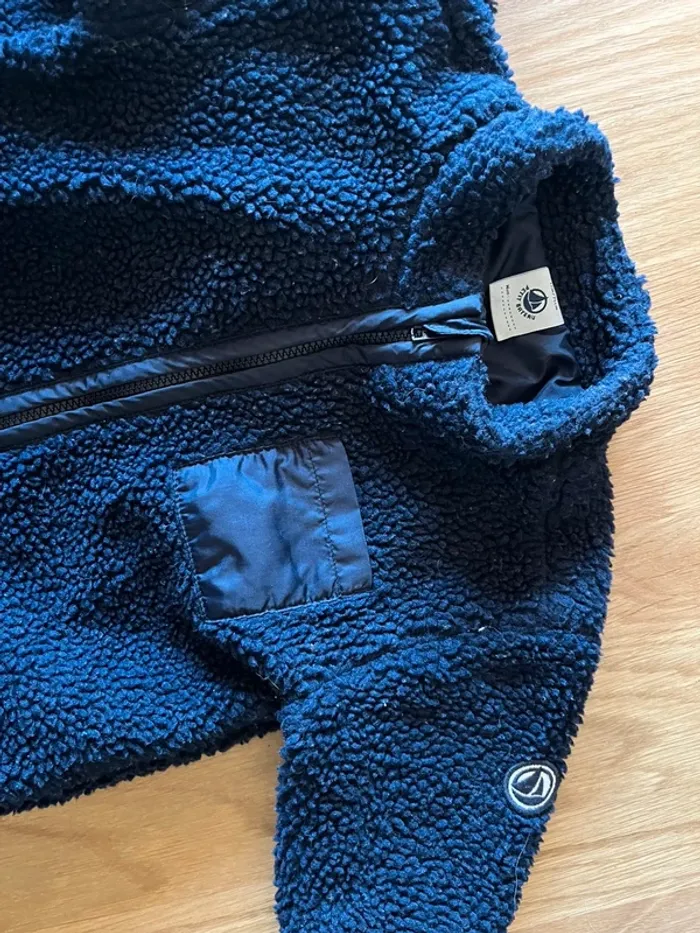 Manteau sherpa Petit bateau 12 mois - photo numéro 3