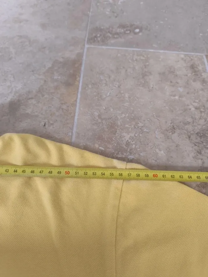 Polo Ralph Lauren homme 2XB jaune logo marine état moyen - photo numéro 7