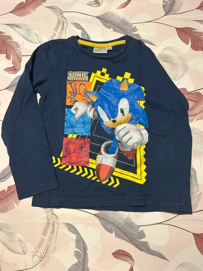 T-shirt Sonic 5 ans