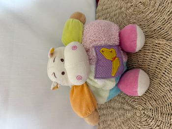 Hippopotame MARE MAMA peluche boule papillon