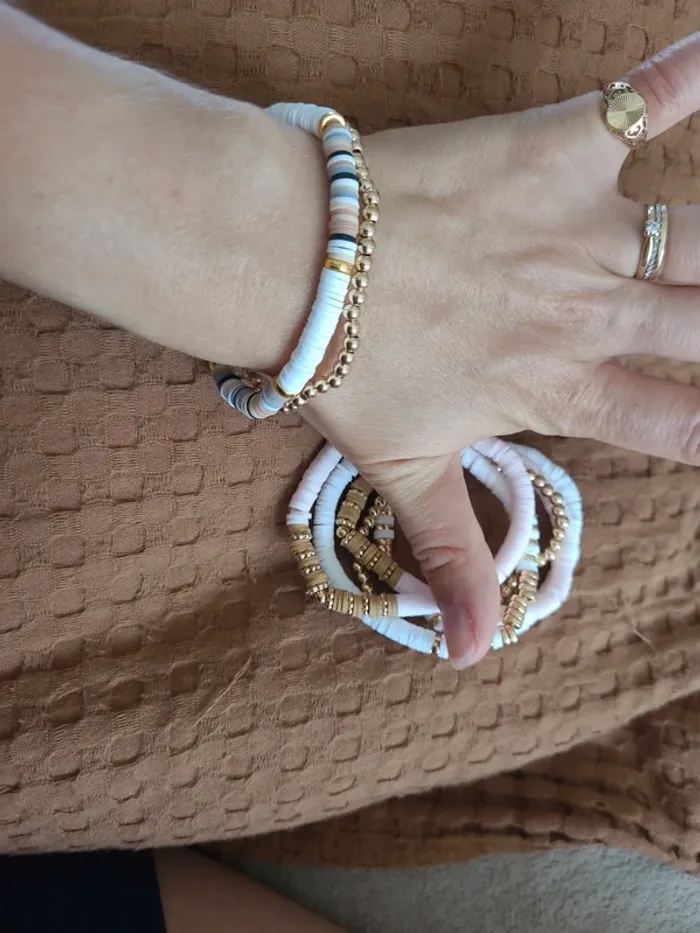 Semainier 7 bracelets perles polymere - photo numéro 5