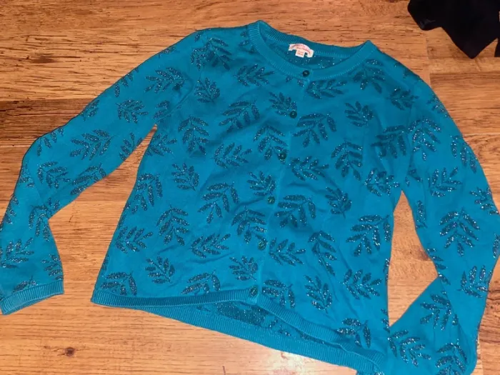 Magnifique veste gilet turquoise
