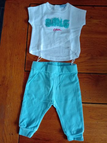 Ensemble bleu et blanc