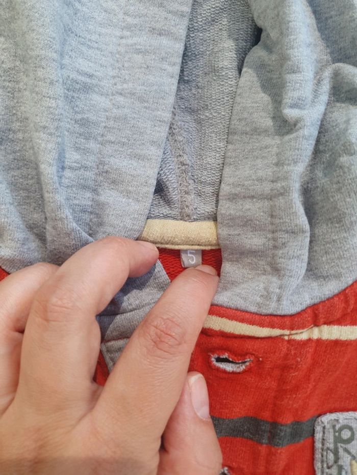 Pull à capuche 5 ans garçon - photo numéro 2