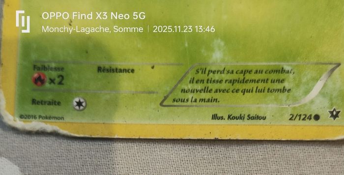 Lot 2 Cartes Pokémon base 2016 - photo numéro 4