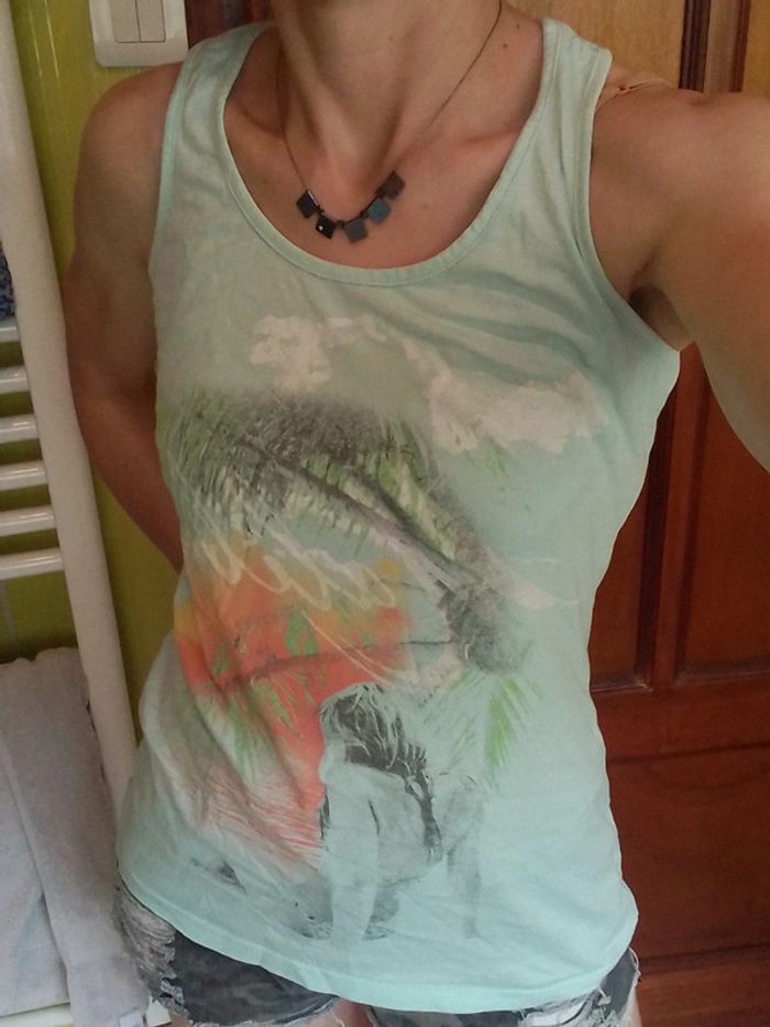 Débardeur femme Vert clair Pimkie - photo numéro 2
