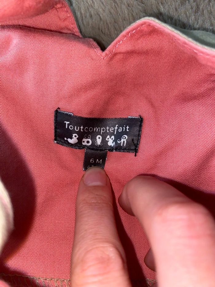 🌸lot deux robe salopette 6 mois - photo numéro 6