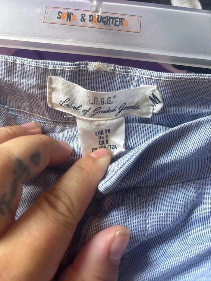 Short à rayure taille 38 marque h&m - photo numéro 3