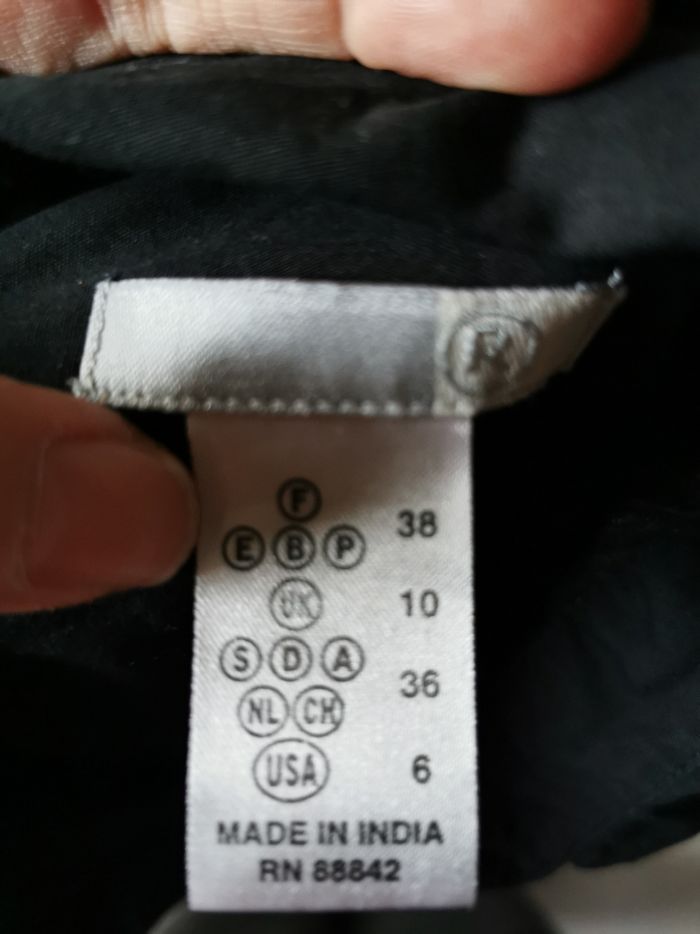 Chemise noir taille 38 - photo numéro 3