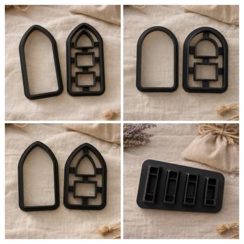 Emporte-pièces bibliothèque livre création de bijoux pâte polymère 