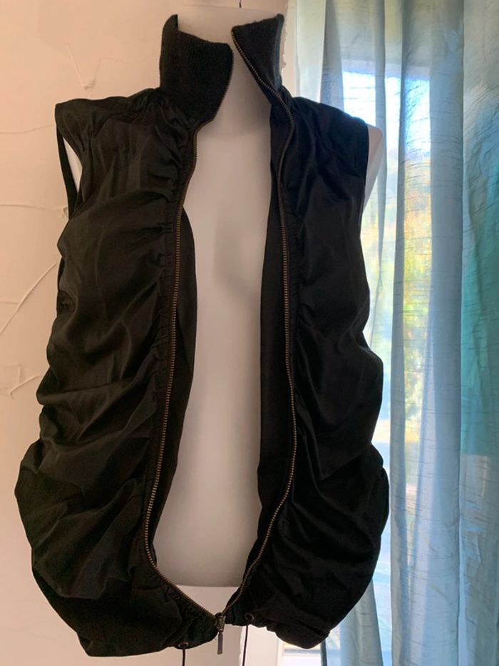 Veste sans manches Derhy taille 38 noire - photo numéro 5