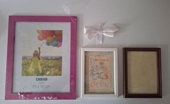 Lot de 3 cadres photos