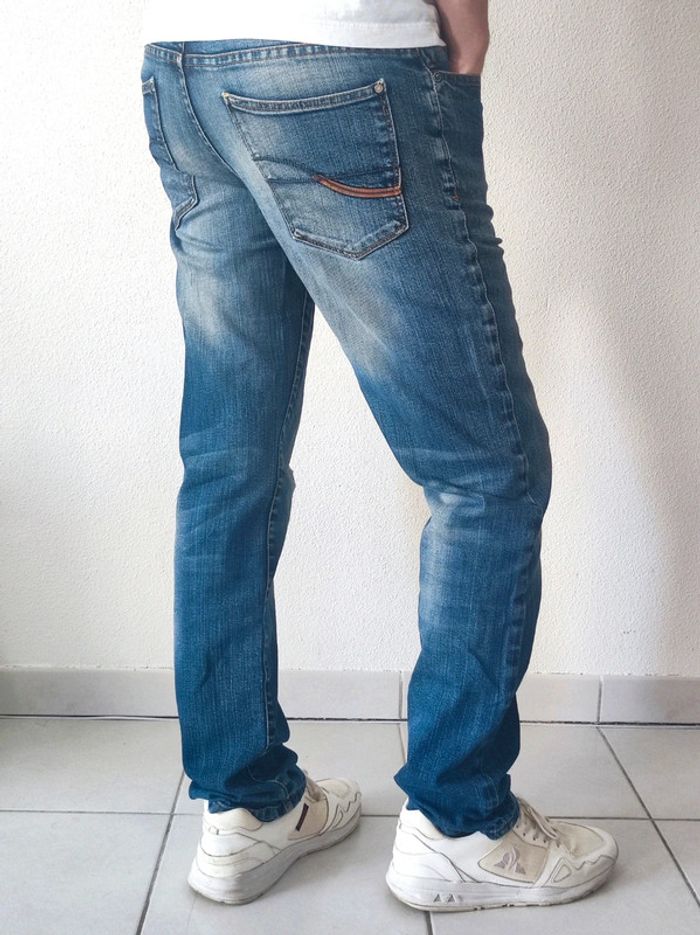 Pantalon Célio Homme - Taille 40, Gris, Style Jean, Occasion Comme Neuf