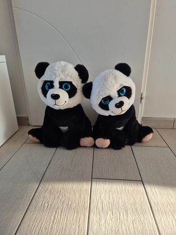 Lot de 2 pandas