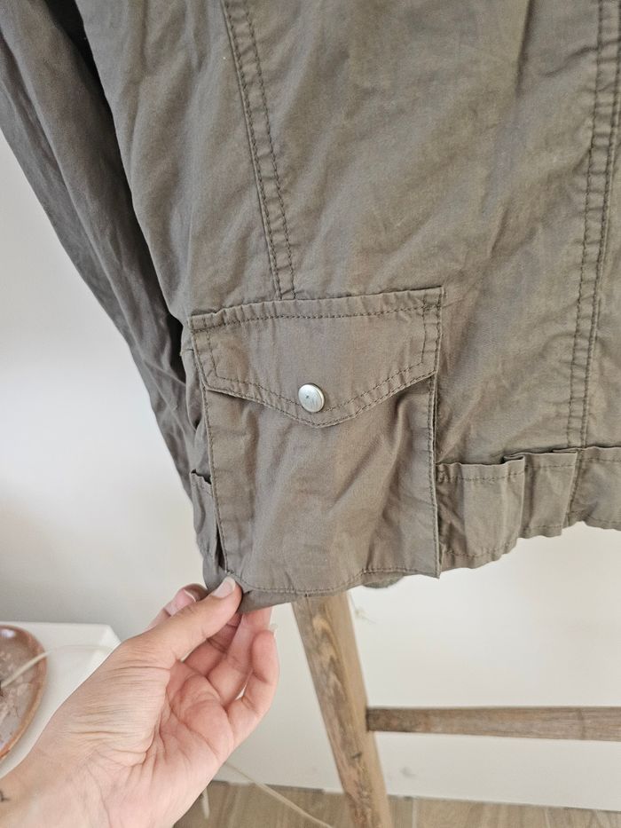 Veste kaki taupe originale taille 42 XL - photo numéro 4