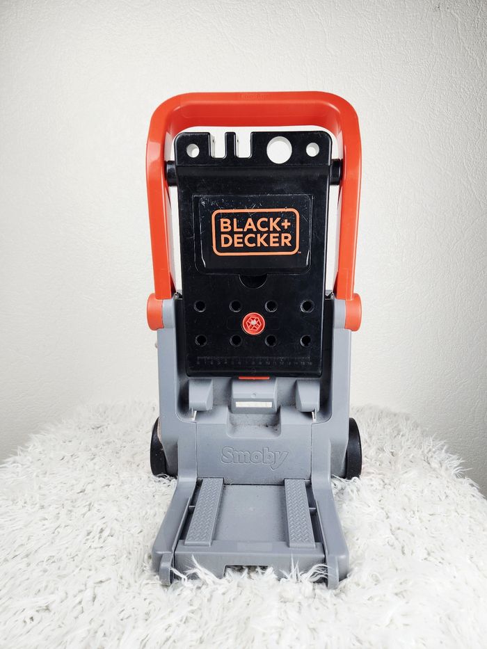 Diable bricolo et caisse à outils avec ces accessoires marque Black and Decker Smoby 🎅 - photo numéro 3