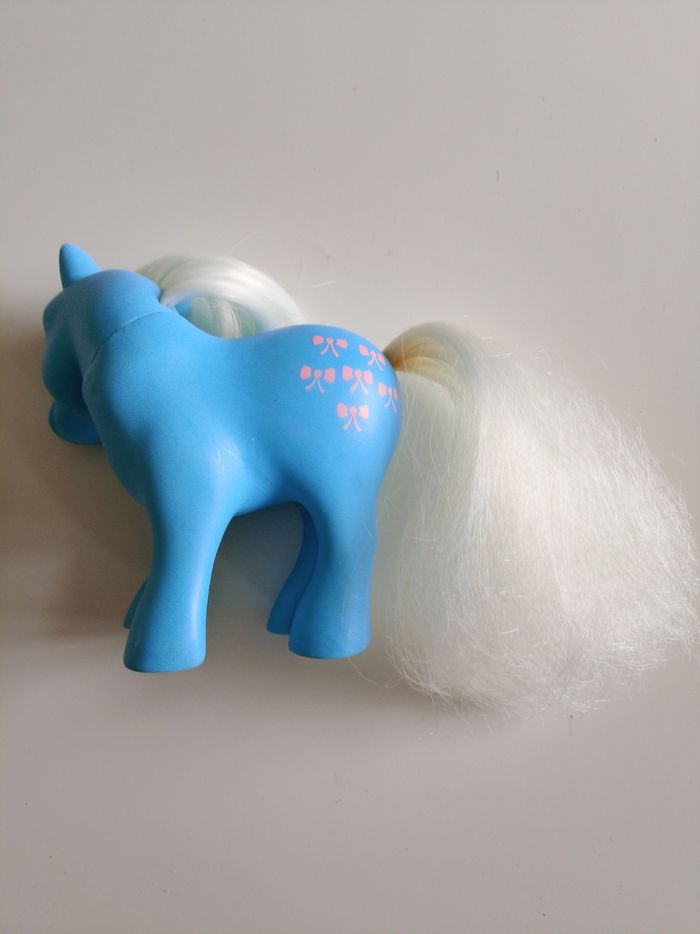 Mon petit poney G1 noeud papillon bowtie hasbro 1983 made in france - photo numéro 2