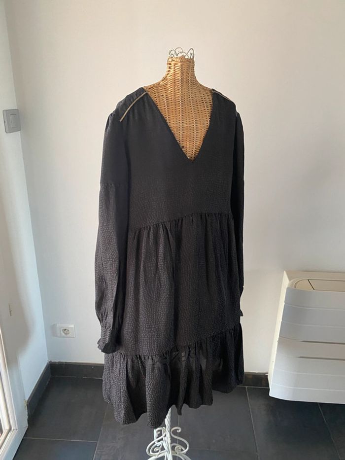 Robe baby doll Camaïeu noire taille 38 - photo numéro 2
