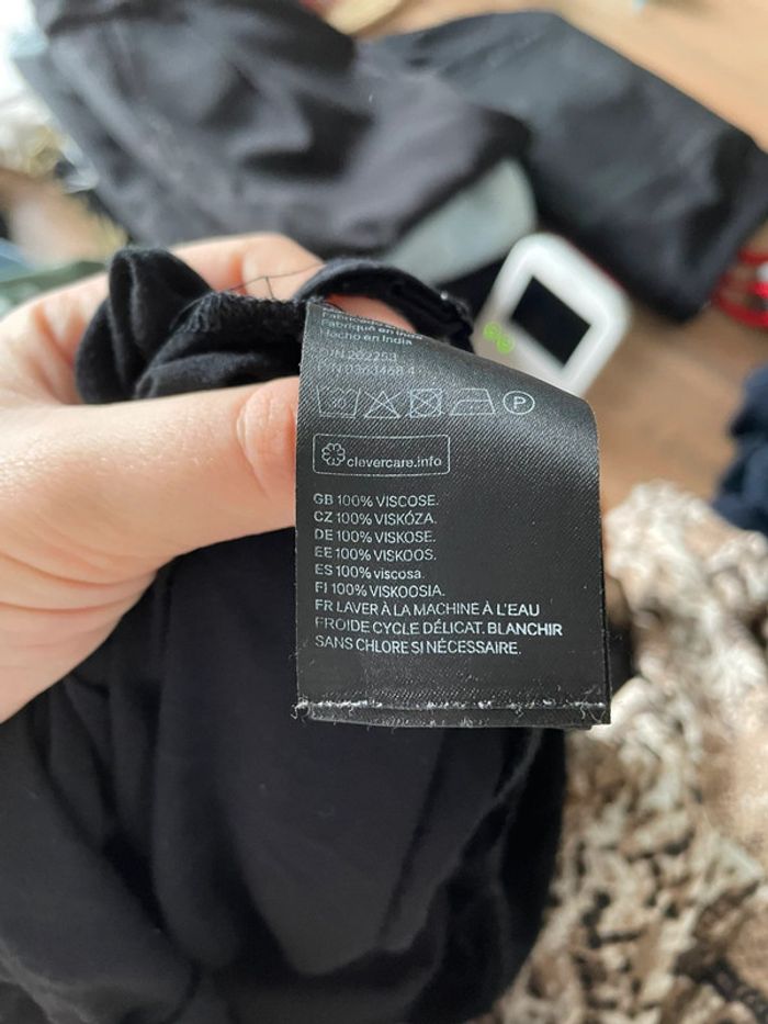 Combi short noir fines bretelles taille M très bon état - photo numéro 6