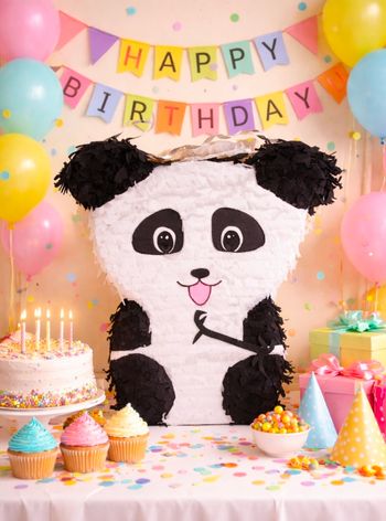 Pinatas enfants anniversaire XL pandas