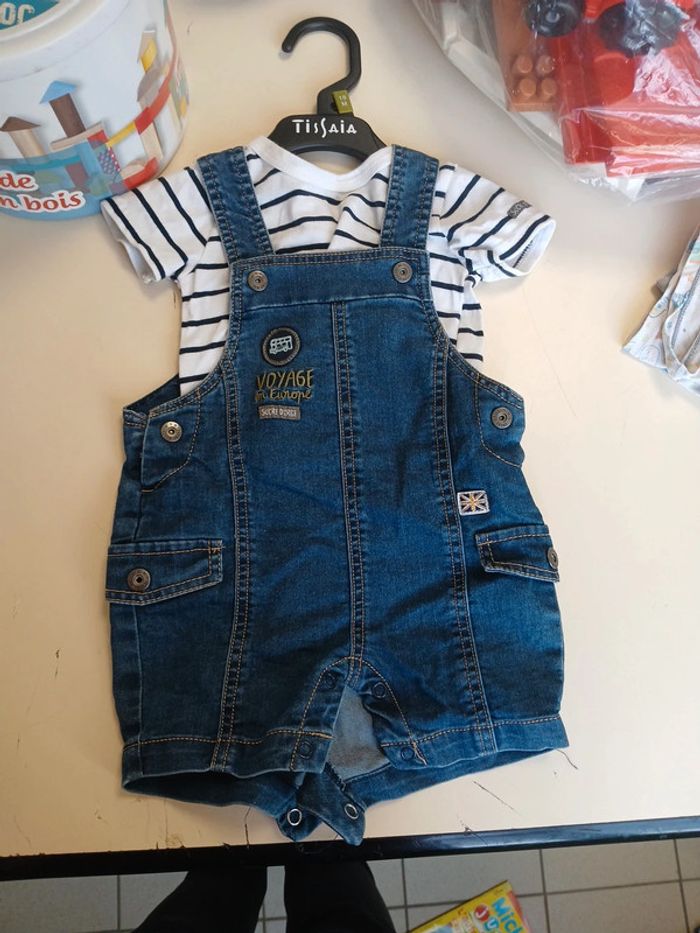 Salopette short