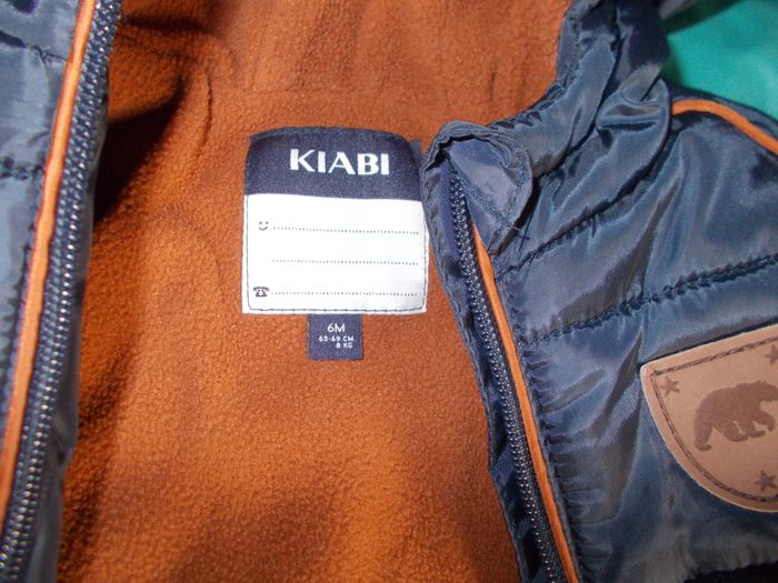 petit blouson marine Kiabi 6 mois - photo numéro 3