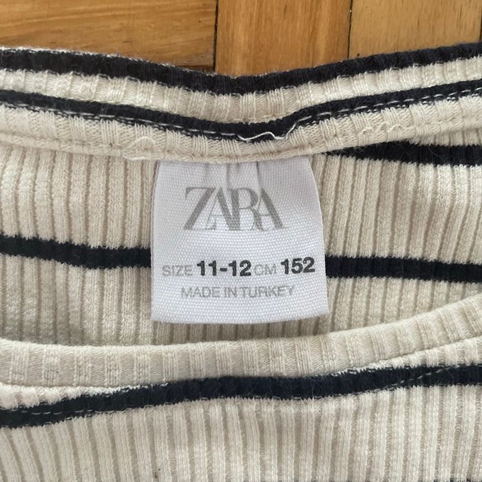 Tee shirt Zara rayures 12-12 ans - photo numéro 2