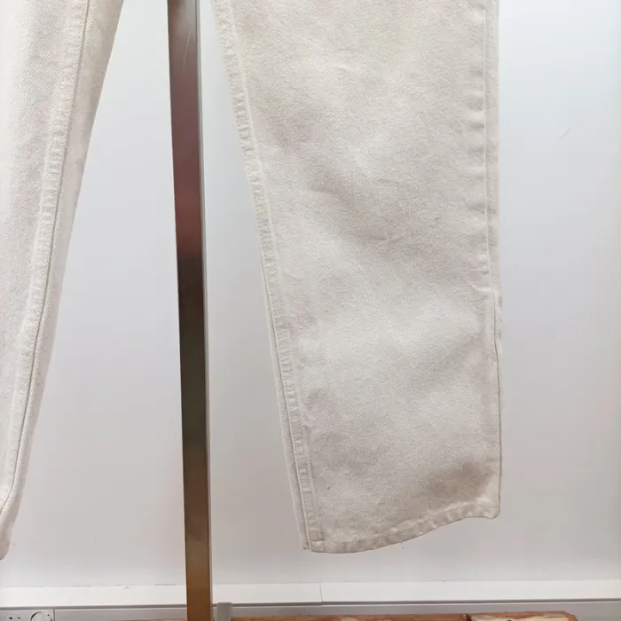Jean blanc cassé Struggle’S coupe droite 100% coton taille 42 A1499 - photo numéro 3