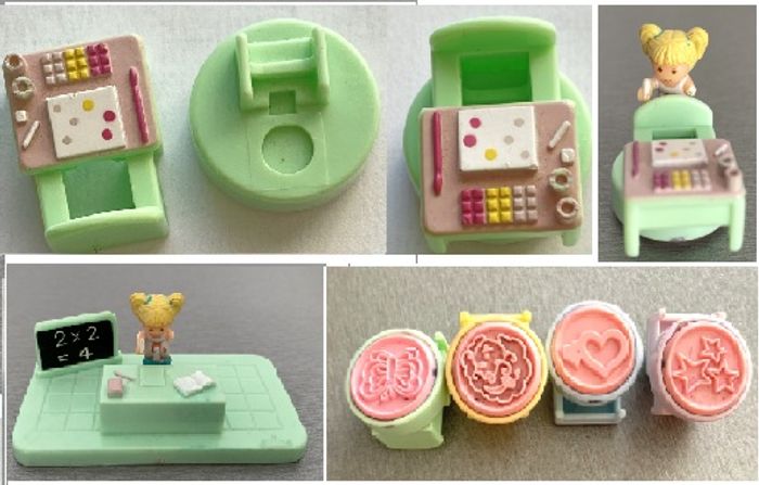 Polly Pocket Bluebird 1992 Stampin School école - photo numéro 8