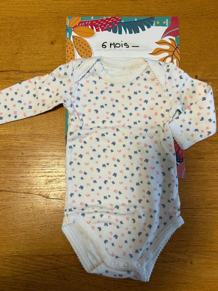 Lot de bodies ML fille - 10 pièces - 6 mois - photo numéro 10