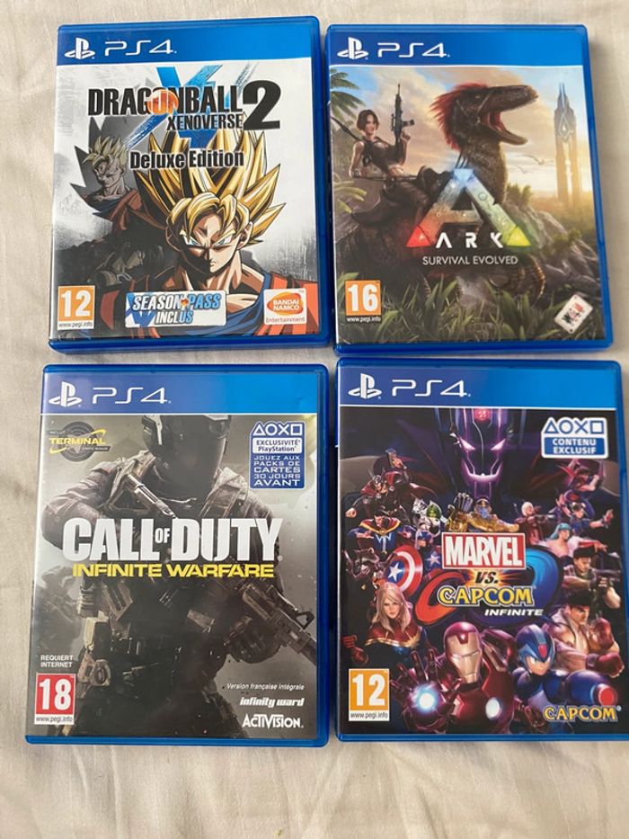 Lot de 13 jeux ps4 –gta V, Spider-Man, fifa, Dragon Ball - photo numéro 6