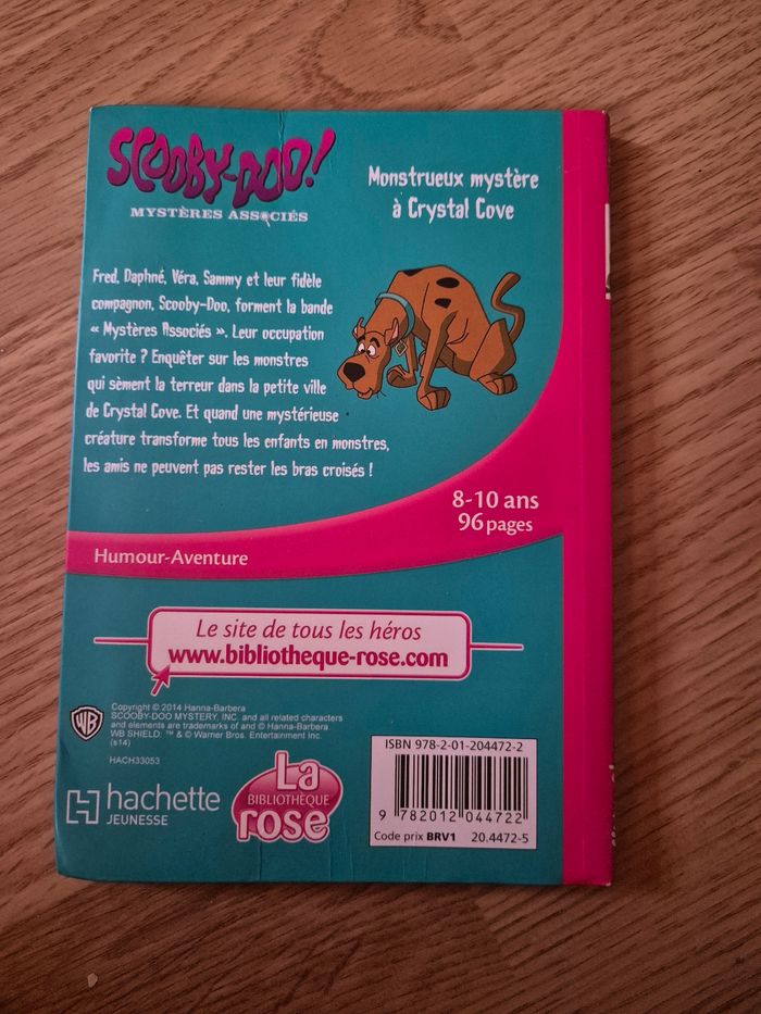 Livre scoobi-dou de la bibliothèque rose en très bon état - photo numéro 2