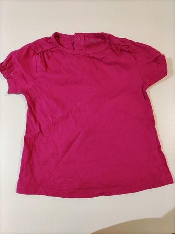 T-shirt rose Kitchoun 12M