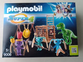 Playmobil Super 4 Tribu d'Alien avec tyrannosaure