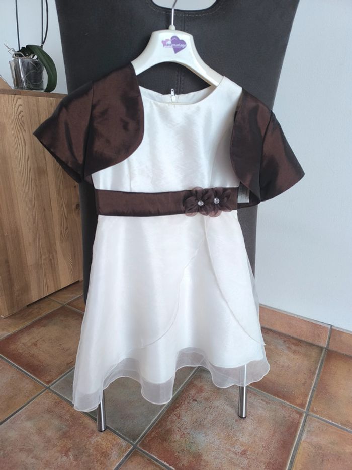 Robe et boléro Mariage 4/6 ans